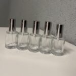 Frasco Vidro Para Decant 10 Ml Com Válvula Spray Prata (grosso)