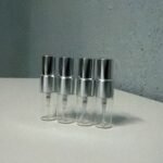 Frasco Vidro Para Decant 3 Ml Com Válvula Spray Prata